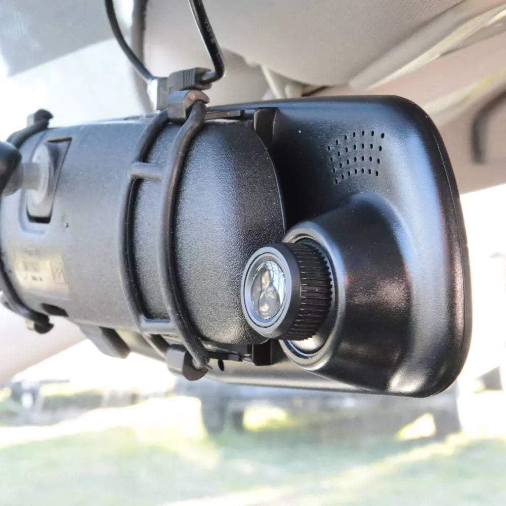 Rearview Mirror Dash Cam with Dual‑View Backup Camera