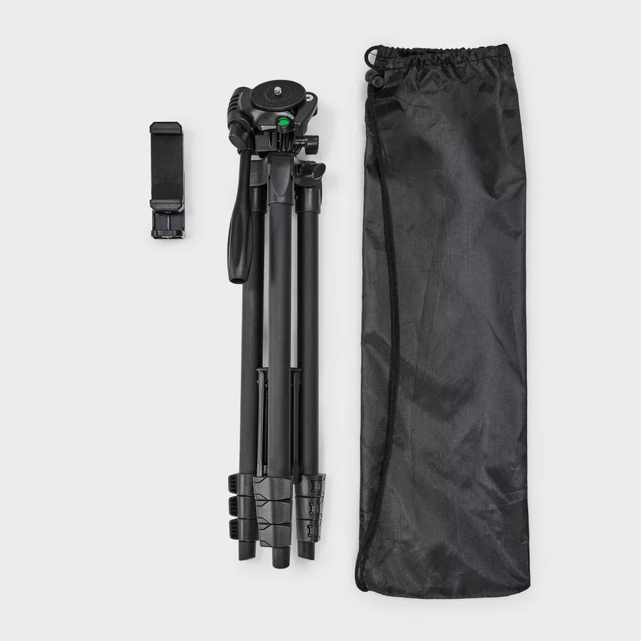 Adjustable Height Phone Tripod with 3‑Way Panhead
